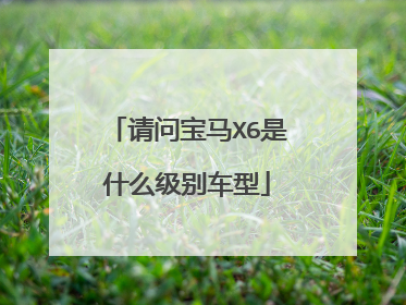 请问宝马X6是什么级别车型