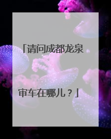 请问成都龙泉审车在哪儿？