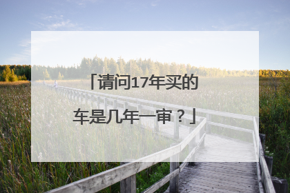 请问17年买的车是几年一审？