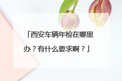西安车辆年检在哪里办？有什么要求啊？