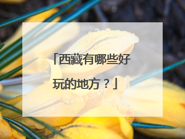 西藏有哪些好玩的地方？