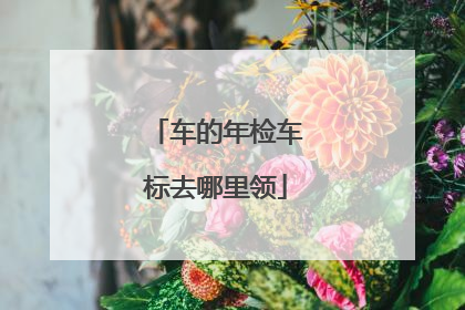 车的年检车标去哪里领