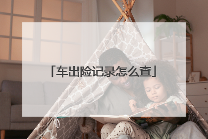 车出险记录怎么查