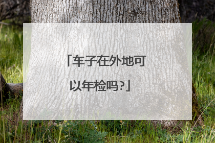 车子在外地可以年检吗?