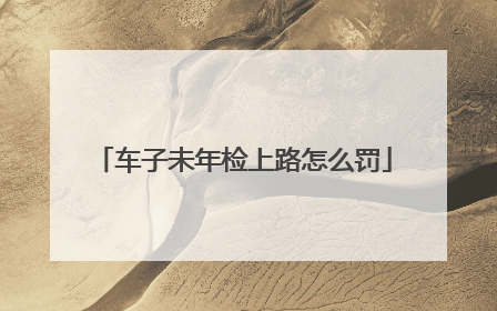 车子未年检上路怎么罚