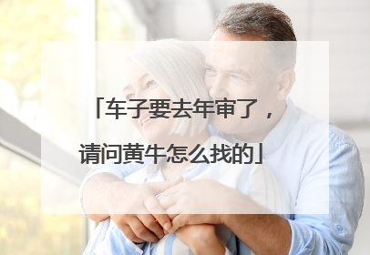 车子要去年审了，请问黄牛怎么找的