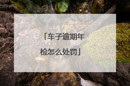 车子逾期年检怎么处罚