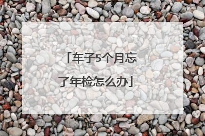 车子5个月忘了年检怎么办