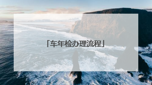 车年检办理流程