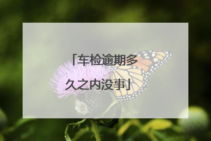 车检逾期多久之内没事