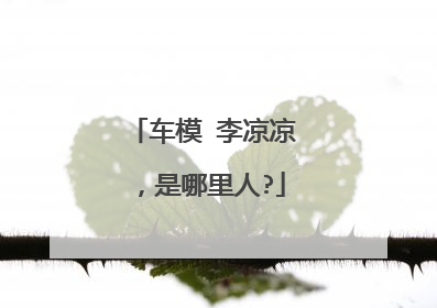 车模 李凉凉，是哪里人?