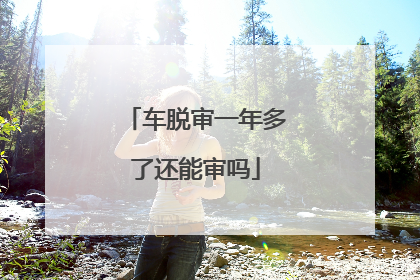 车脱审一年多了还能审吗
