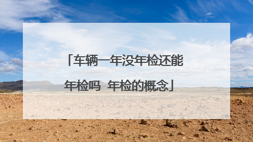 车辆一年没年检还能年检吗 年检的概念