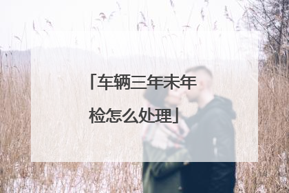 车辆三年未年检怎么处理
