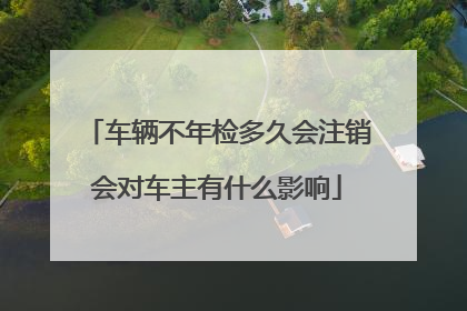 车辆不年检多久会注销会对车主有什么影响