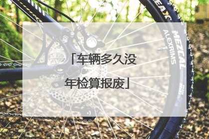 车辆多久没年检算报废