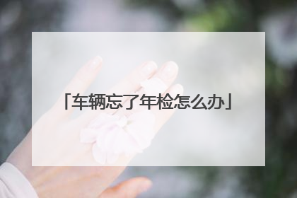 车辆忘了年检怎么办