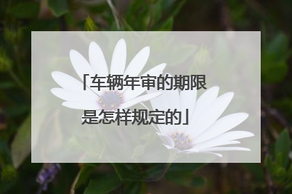车辆年审的期限是怎样规定的