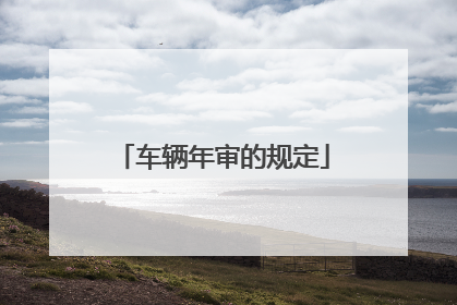 车辆年审的规定