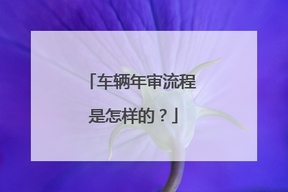 车辆年审流程是怎样的？