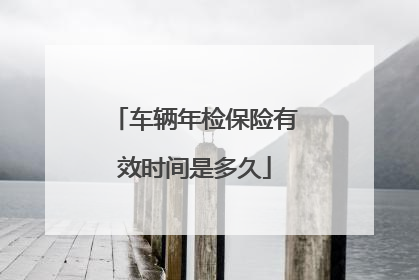 车辆年检保险有效时间是多久