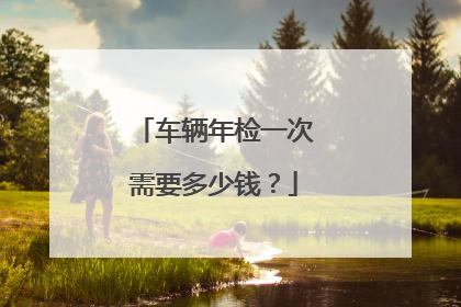 车辆年检一次需要多少钱？