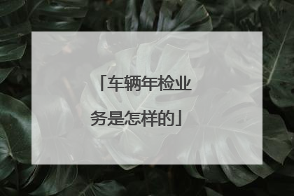 车辆年检业务是怎样的