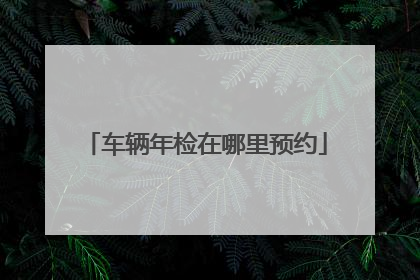车辆年检在哪里预约