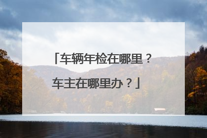 车辆年检在哪里？车主在哪里办？