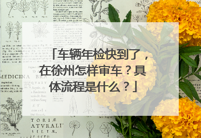 车辆年检快到了，在徐州怎样审车？具体流程是什么？