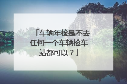 车辆年检是不去任何一个车辆检车站都可以？