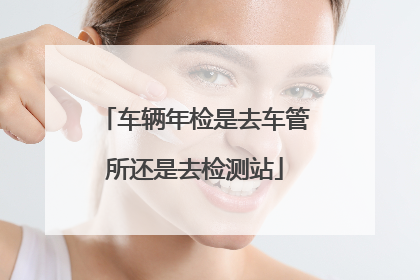 车辆年检是去车管所还是去检测站
