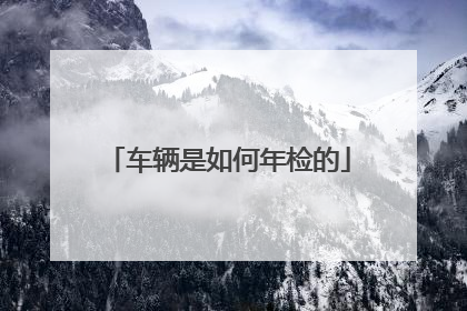 车辆是如何年检的