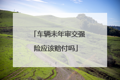 车辆未年审交强险应该赔付吗