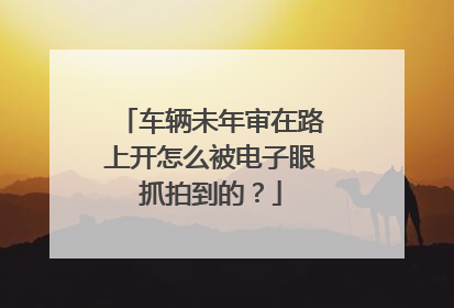 车辆未年审在路上开怎么被电子眼抓拍到的？