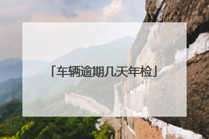 车辆逾期几天年检