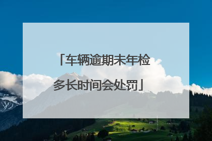 车辆逾期未年检多长时间会处罚