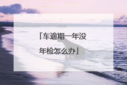 车逾期一年没年检怎么办