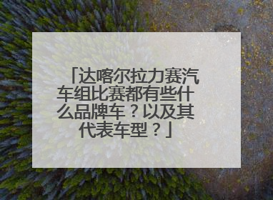 达喀尔拉力赛汽车组比赛都有些什么品牌车？以及其代表车型？