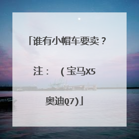 谁有小帽车要卖？ 注： （宝马X5 奥迪Q7)
