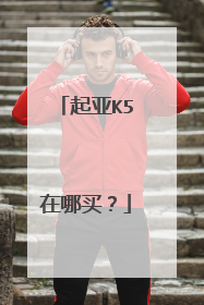 起亚K5在哪买？