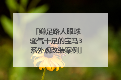 赚足路人眼球 骚气十足的宝马3系外观改装案例