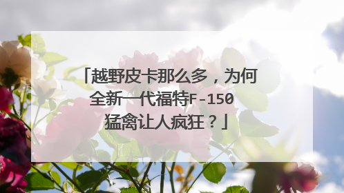 越野皮卡那么多，为何全新一代福特F-150 猛禽让人疯狂？