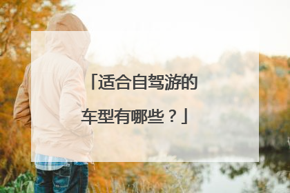 适合自驾游的车型有哪些？