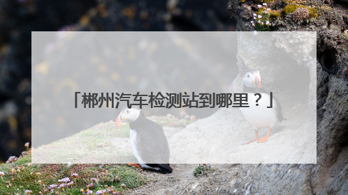 郴州汽车检测站到哪里？