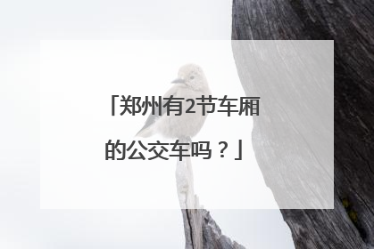郑州有2节车厢的公交车吗？