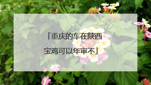 重庆的车在陕西宝鸡可以年审不