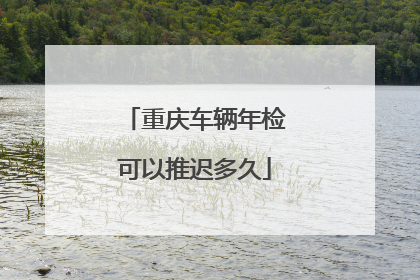 重庆车辆年检可以推迟多久