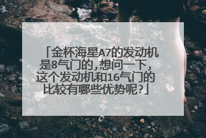 金杯海星A7的发动机是8气门的,想问一下,这个发动机和16气门的比较有哪些优势呢?