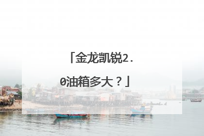 金龙凯锐2.0油箱多大？